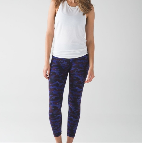 Lululemon High Times Pant 8 Hounds Camo Emperor 7/8 - Picture 1 of 9